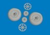 Eduard 6481059 P-40E wheels block tread Eduard 1/48